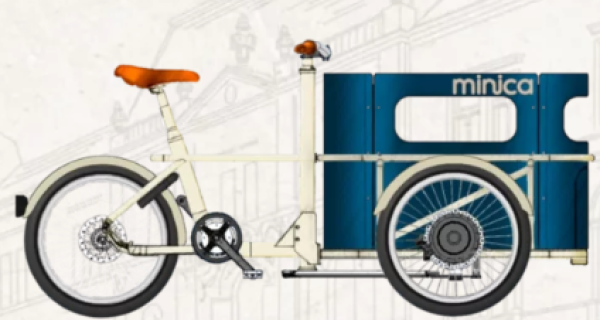 Elektro Lastenrad Minjca Kompakt hoch, mit zwei Motoren, Automatic, konfigurierbar